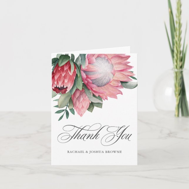 Merci Mariage botanique élégant du roi Protea (Devant)