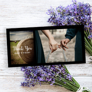 Merci Mariage de ferme de Hay Bales rustique