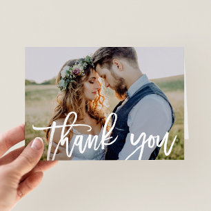 Merci Mariage de superposition photo simple