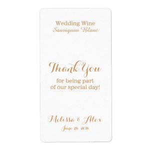 Merci mariage du vin