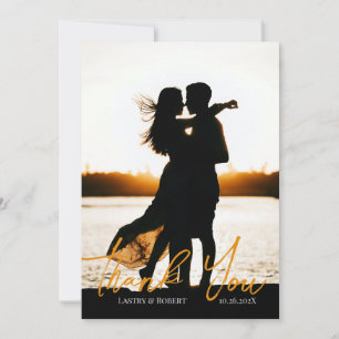 Merci Mariage Flat Carte de remerciements
