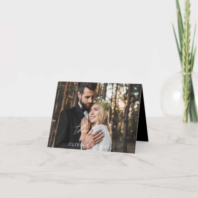 Merci Mariage noir manuscrit (Devant)