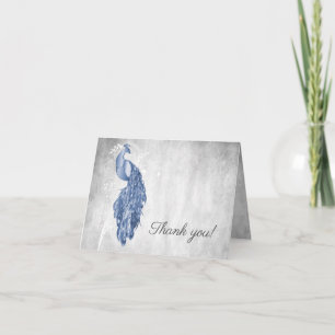 Merci Mariage Peacock bleu