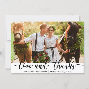 Merci Mariage photo   Carte Amour et Merci