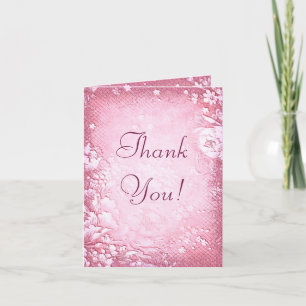 Merci Mariage rose Vintage antique