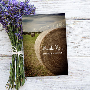 Merci Mariage Rustique Hay Bales Ranch