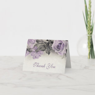 Merci Mariage Vintage de Rose d'argent Sterling