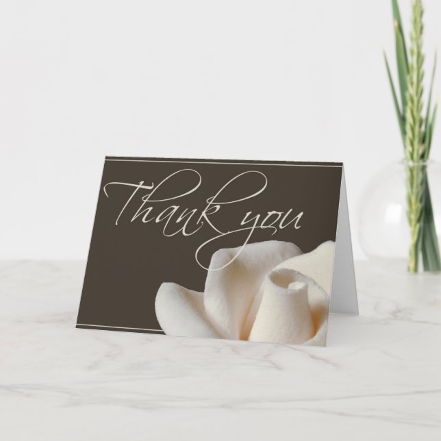 Merci marron chocolat hiver blanc (Devant)