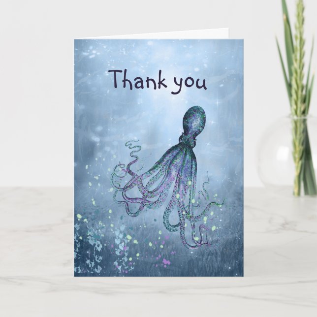 Merci Merci Octopus Pourrait Vous Embrasser Carte (Devant)