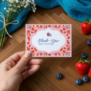 Merci mignon Berry beaucoup Baby shower doux Berry