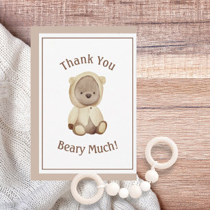 Merci minimaliste béary beaucoup Baby shower