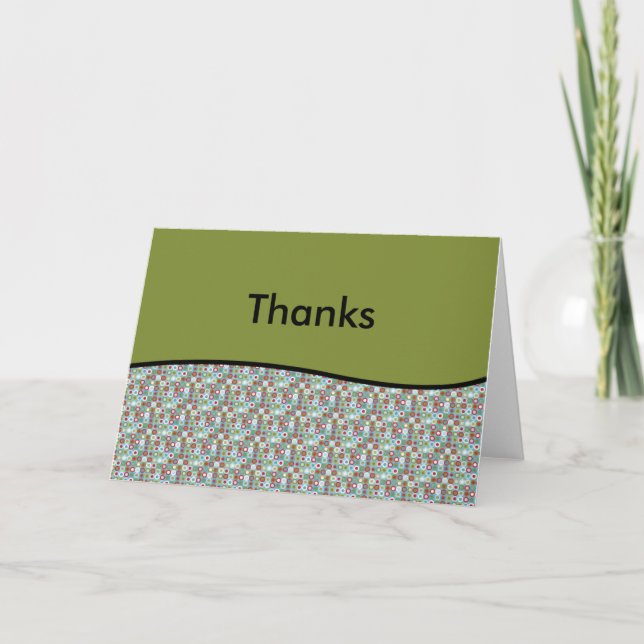Merci Modèle des cartes de notes (Devant)