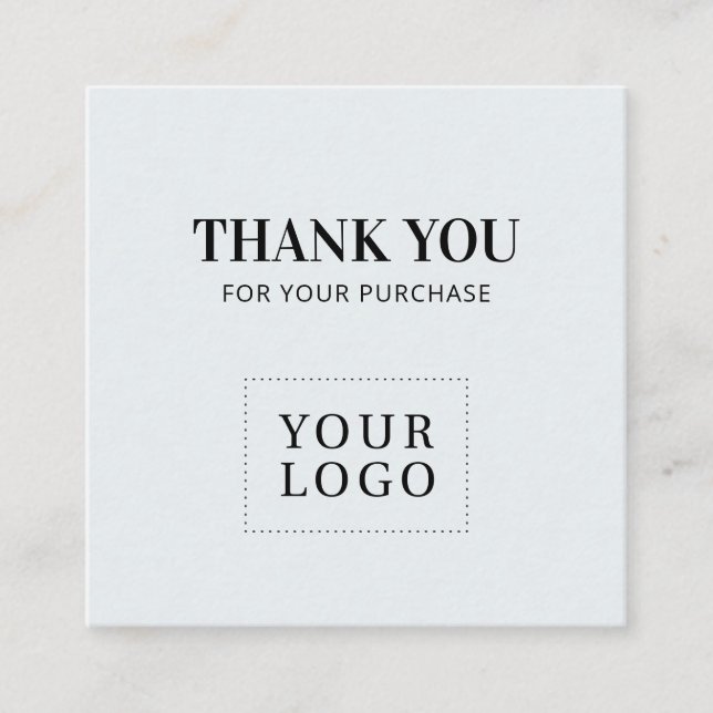 Merci moderne gris simple Cartes de visite (Devant)
