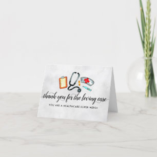 Merci moderne Soins d'amour Infirmière Docteur Méd