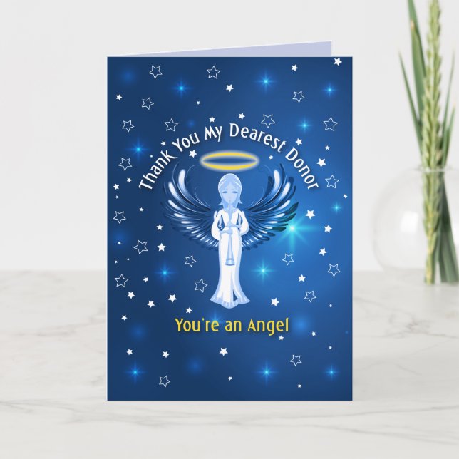 Merci mon plus cher donateur - bleu (Devant)