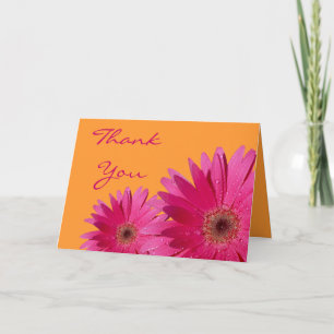 Merci orange de mariage de marguerite rose de