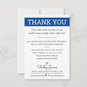 MERCI ordre d'affaires insérer le bleu royal moder