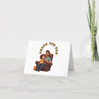 Merci papa, fête des pères heureuse