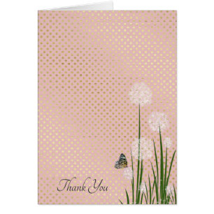 merci papillon sur fleur bouffée