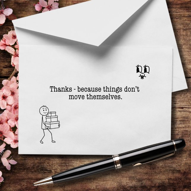 Merci Parce Que Les Choses Ne Se Déplacent Pas D'e (Because things don’t move themselves.)