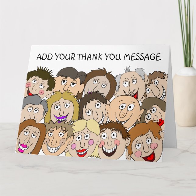 Merci personnalisable (Devant)