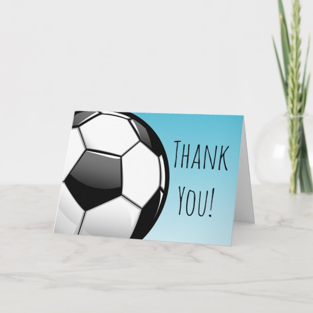 Merci personnalisé Big Soccer Ball (Devant)