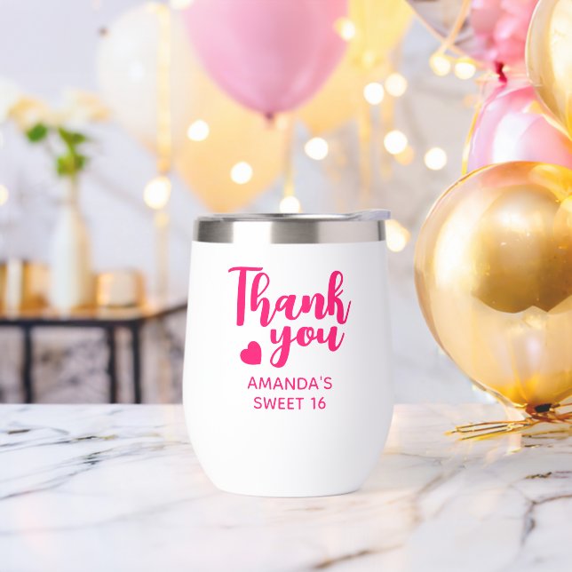 Merci personnalisé Sweet 16 Favoris (Enterrement de vie de garçon)