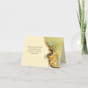 Merci Pet Care Petite Entreprise Tabby Aquarelle