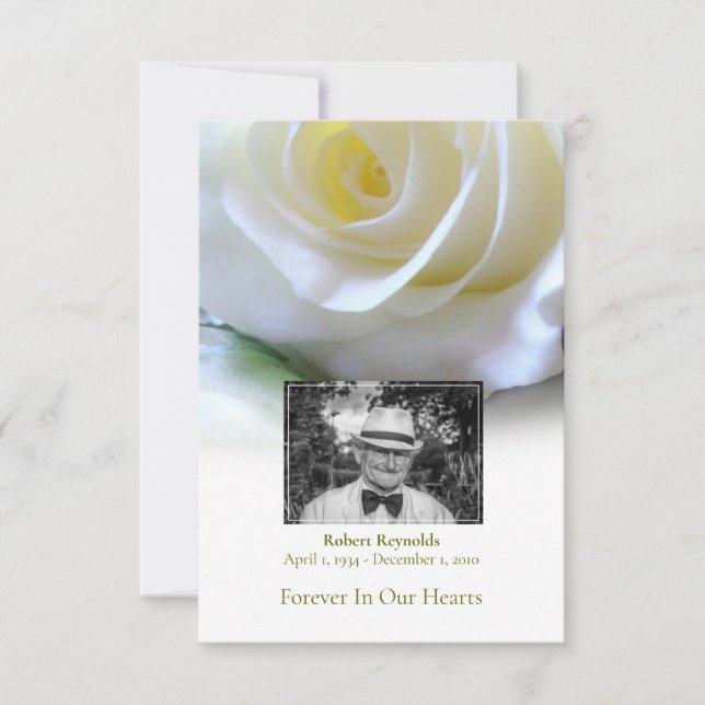 Merci photo des funérailles de la Rose blanche (Devant)