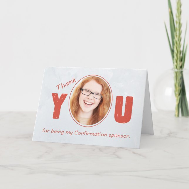 Merci photo du commanditaire de confirmation, Roug (Devant)