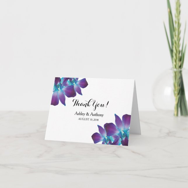 Merci photo du Mariage de l'orchidée Dendrobium bl (Devant)