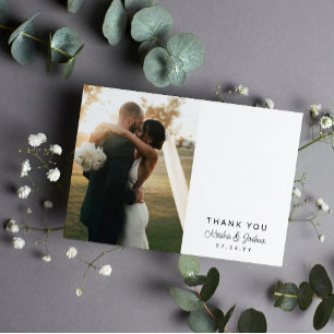 Merci photo Mariage de script romantique