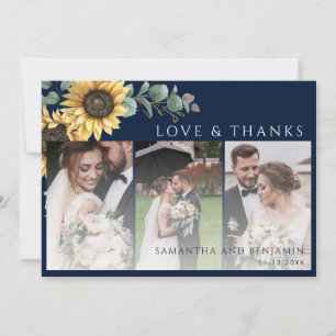 Merci photo Mariage de tournesol floral