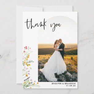 Merci photo Mariage fleur sauvage Arch