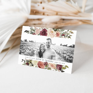 Merci photo Mariage Rustique Bloom