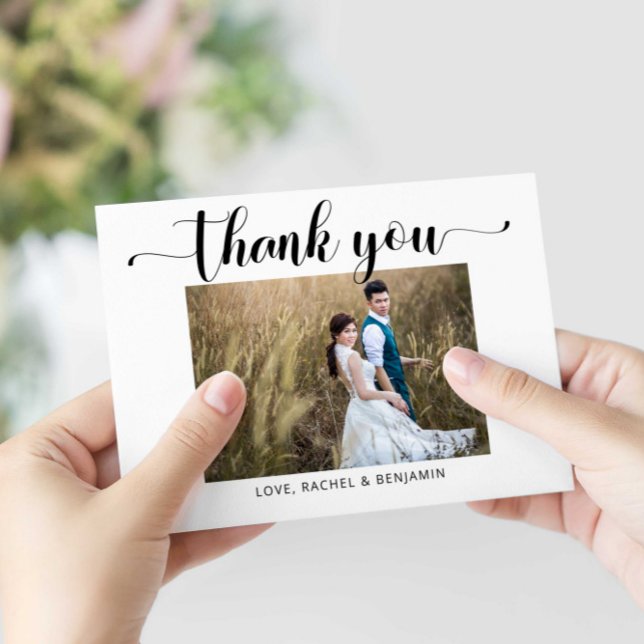 Merci Photo Mariage Script élégant moderne (Créateur téléchargé)