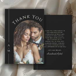 Merci photo Mariage simple et élégant