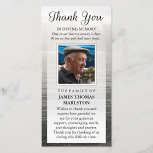 Merci Photo Personnalisée Sympathie - Eau Paisible