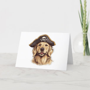 Merci Pirate Golden Retriever Chien Crâne