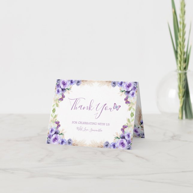 Merci plié à papillon lutté d'un an (Devant)