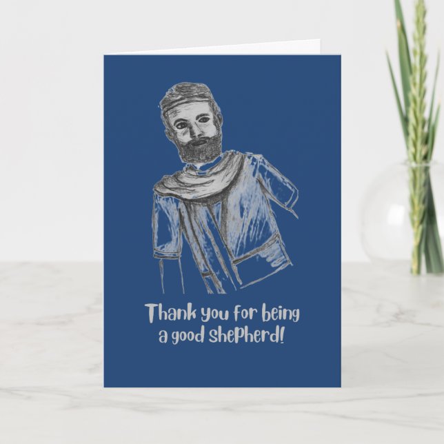 Merci plié pour être une bonne carte berger (Devant)