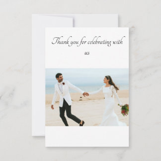 Merci pour célébrer avec nous - Mariage