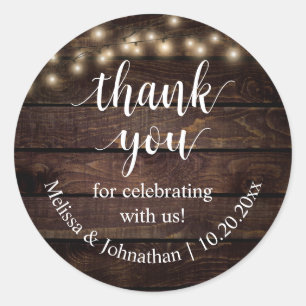 Merci pour célébrer avec nous Sticker Mariage