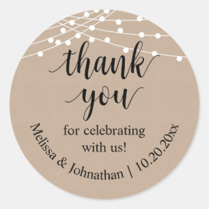 Merci pour célébrer avec nous Sticker Mariage