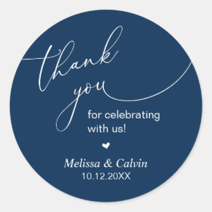 Merci pour célébrer avec nous Sticker Mariage
