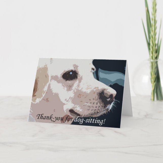 Merci pour chien-se reposer (Devant)
