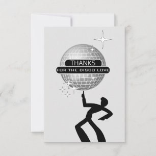 MERCI Pour Disco Love Funny Retro Anniversaire