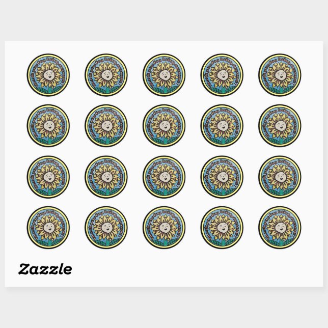 Merci Pour Être Des Stickers Géniaux (Feuille)