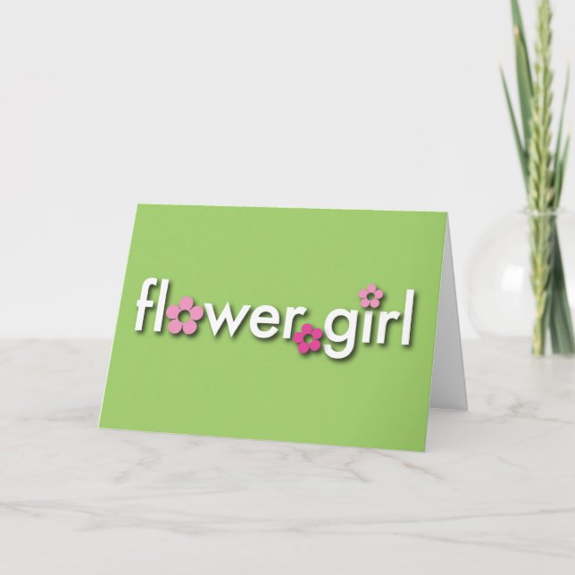 Merci pour être ma demoiselle de honneur ! Carte (Devant)