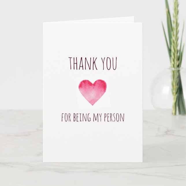 Merci pour être mes Valentines de personne (Devant)